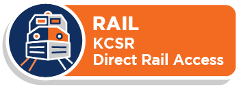 Rail: KCSR, direct rail access